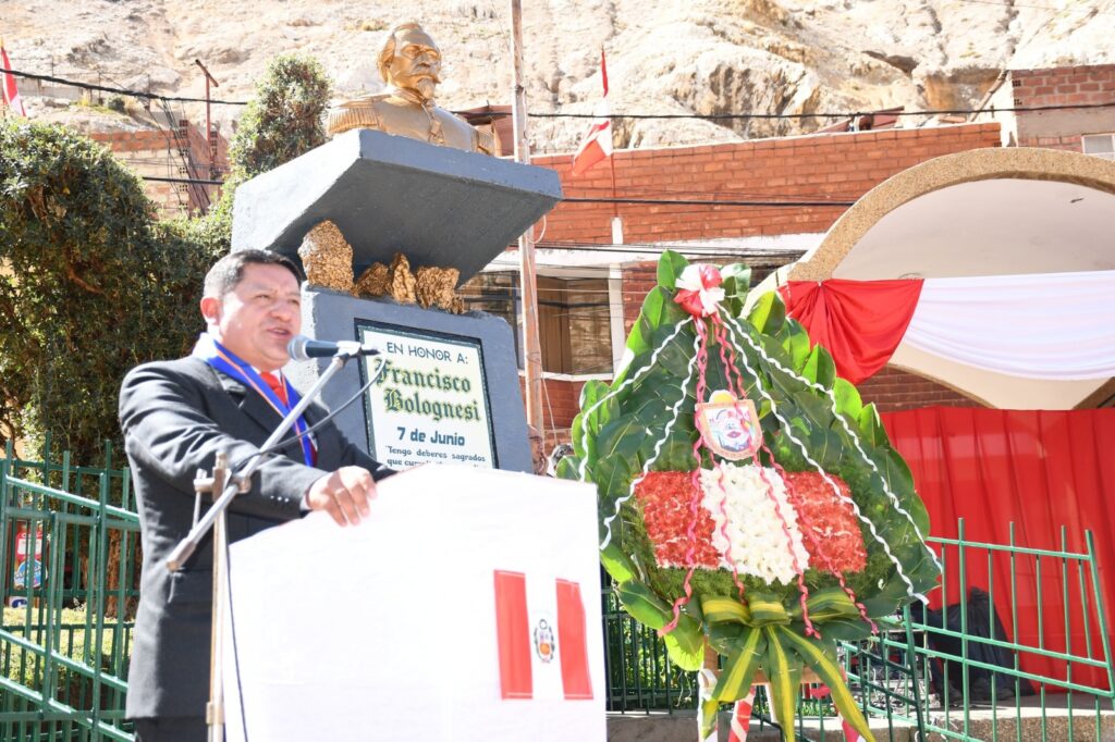 La Oroya Conmemora El 143º Aniversario de la Batalla de Arica y el Día de la Bandera