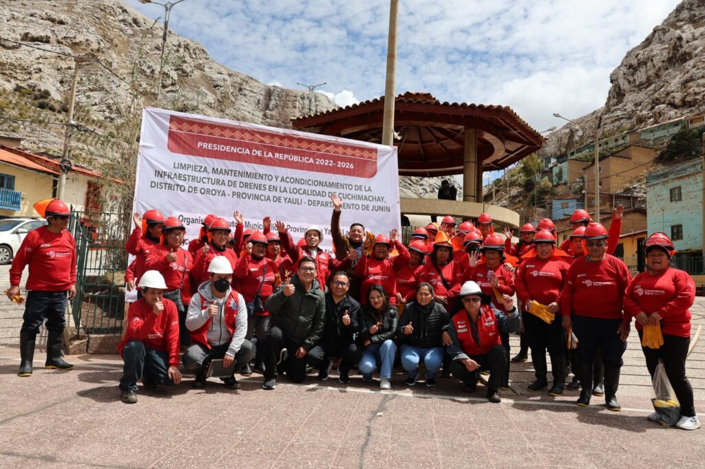 PROGRAMA DE EMPLEO TEMPORAL “LLAMKASUN PERÚ” DIO INICIO EN LA OROYA