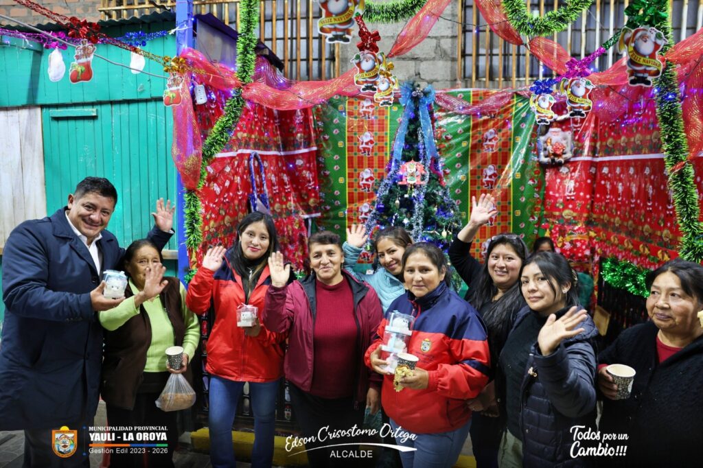 EMPEZÓ EL MES NAVIDEÑO EN LA OROYA