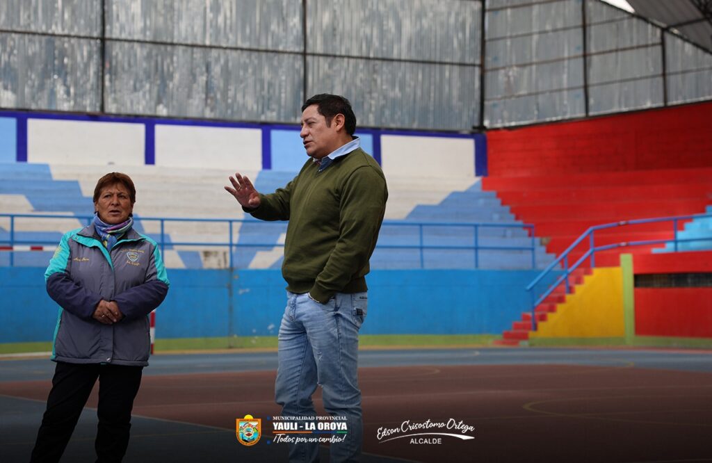 REALIZARÁN MANTENIMIENTO DEL POLIDEPORTIVO EN LA ZONA PRIMERO DE JUNIO