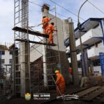 CONTINUA EL AVANCE DE LA OBRA DEL MEJORAMIENTO DEL COLISEO DE LA INSTITUCIÓN EDUCATIVA” JOSÉ MARÍA ARGUEDAS”