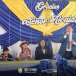 BURGOMAESTRE EDSON CRISÓSTOMO ORTEGA INAUGURA MODERNA INFRAESTRUCTURA DEPORTIVA EN LA IE LEONCIO ASTETE RODRÍGUEZ EN LA OROYA
