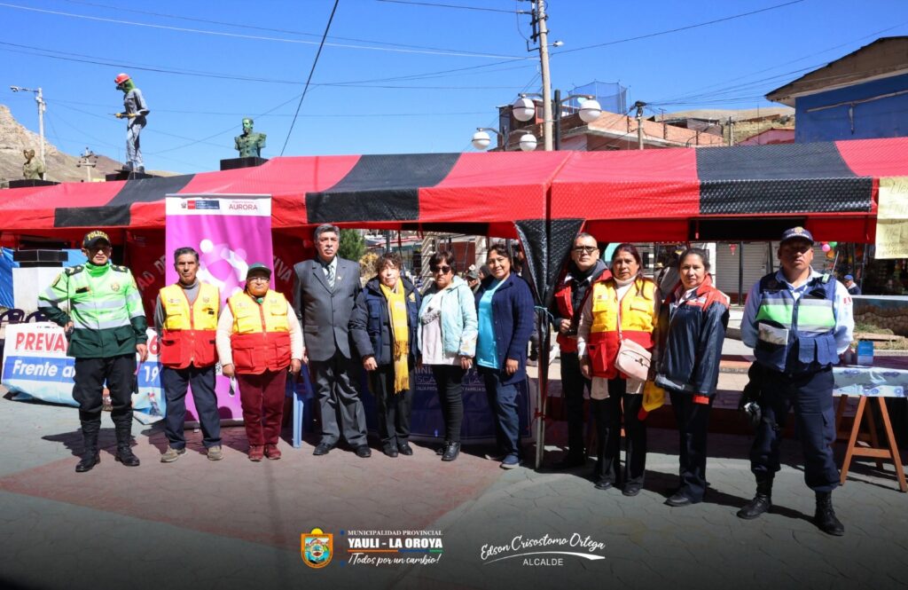 COPROSEC REALIZA FERIA INFORMATIVA DIRIGIDO A LA PROBLACIÓN DE YAULI – LA OROYA