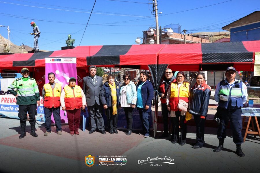 COPROSEC REALIZA FERIA INFORMATIVA DIRIGIDO A LA PROBLACIÓN DE YAULI – LA OROYA