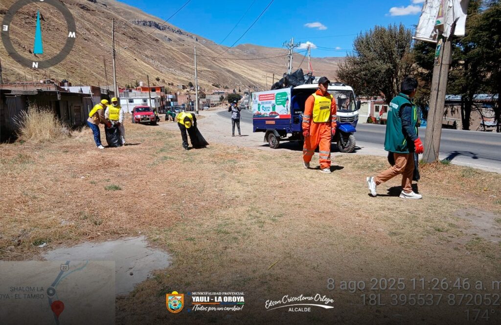 SEGUIMOS CON LAS JORNADAS DE LIMPIEZA EN HUAYNACANCHA