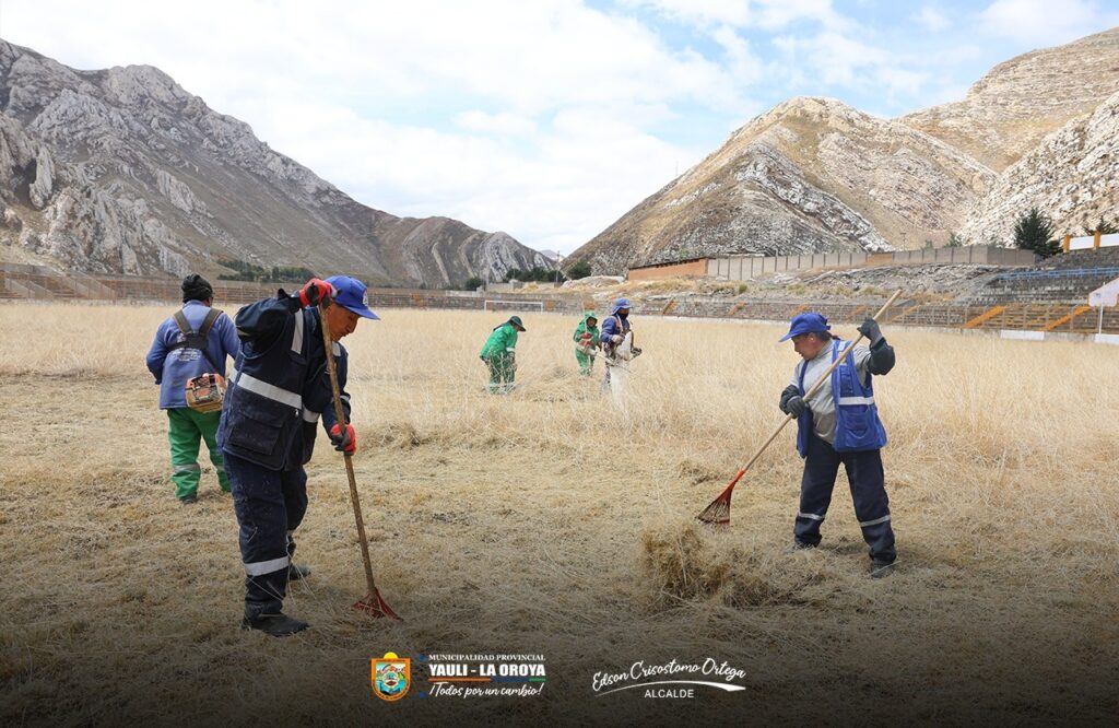 ESTADIO DE SHINCAMACHAY INICIA MANTENIMIENTO PARA ALBERGAR LA COPA PERÚ – ETAPA NACIONAL 2025