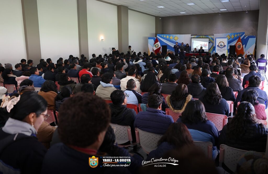 MUNICIPALIDAD PROVINCIAL DE YAULI – LA OROYA Y UGEL IMPULSAN FORTALECIMIENTO DOCENTE PARA UNA EDUCACIÓN DE CALIDAD