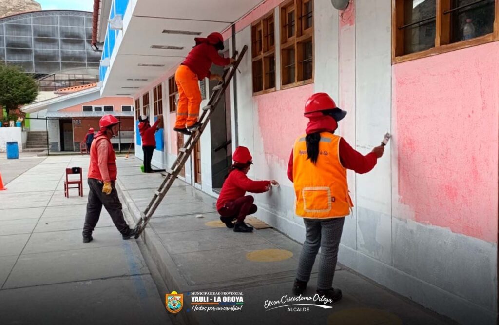 AVANZA TRABAJO DE MEJORAMIENTO EN LA I.E. LEONCIO ASTETE RODRÍGUEZ A TRAVÉS DEL PROGRAMA LLAMKASUN PERÚ