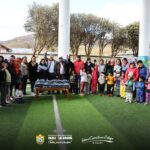 ALCALDE EDSON CRISOSTOMO ORTEGA ENTREGA BUZOS DEPORTIVOS A ESTUDIANTES DE LA I.E.I. N.° 427 SANTA BÁRBARA DE CARHUACAYÁN