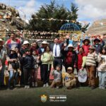 ALCALDE PROVICNIAL INAUGURO JUEGOS INFANTILES EN EL DISTRITO DE SANTA ROSA DE SACCO